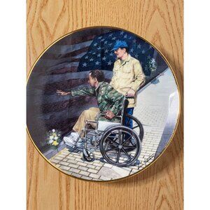 New Antique Collectible Limited Edition Collector Plate “Remembering A Friend”